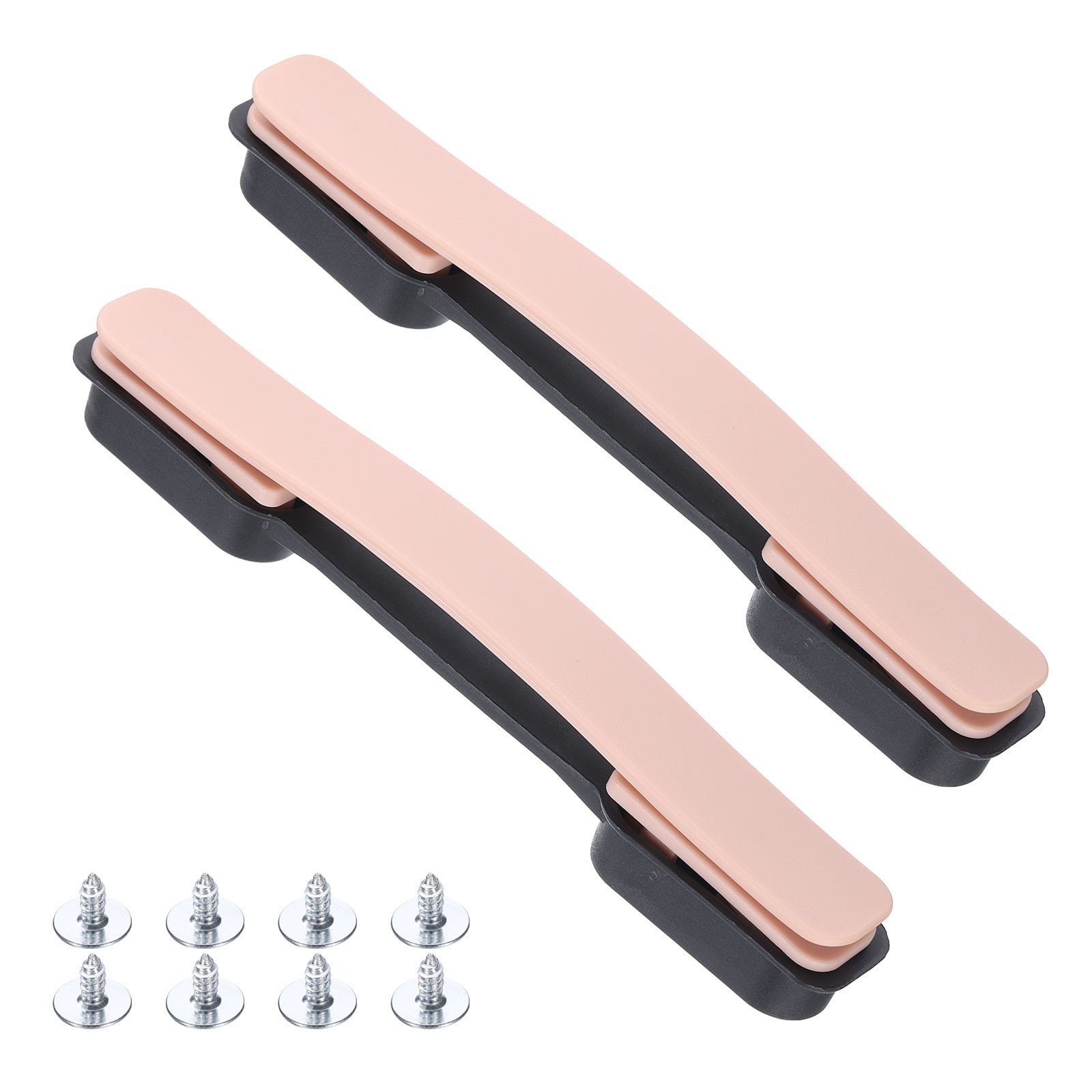2 Pcs Luggage Handle Replacement with Screws 8.5 Inch Suitcase Handle, Pink