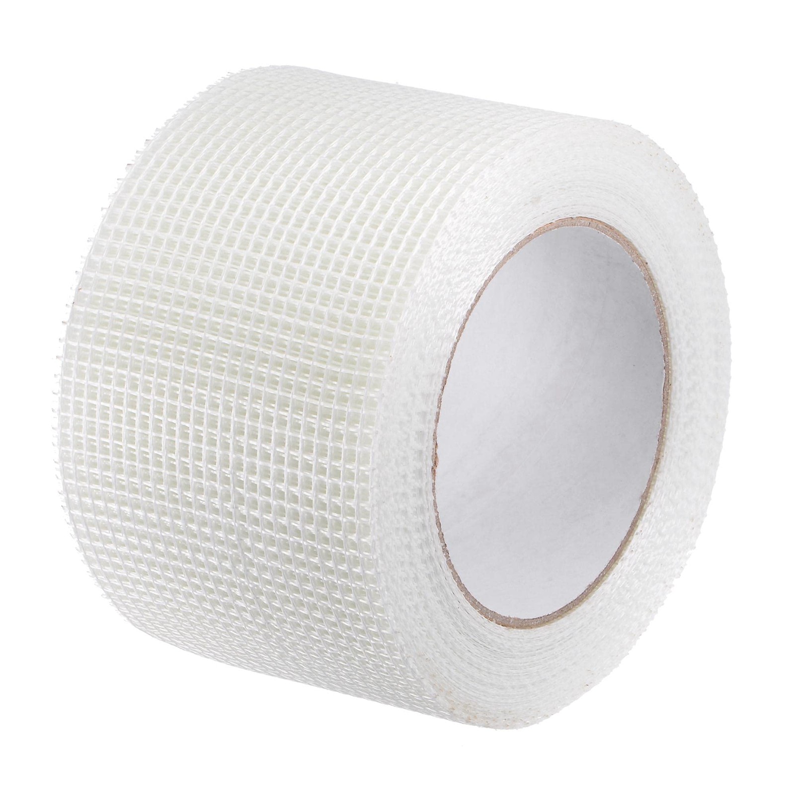 uxcell Drywall Joint Tape Self-Adhesive Fiberglass 3-inch x 3" x 98', White