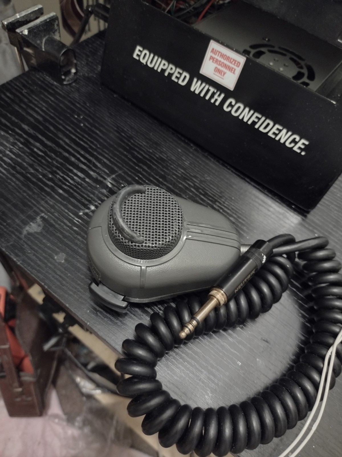 Shure Brothers Aircraft Radio Microphone CM 16 W Microphone