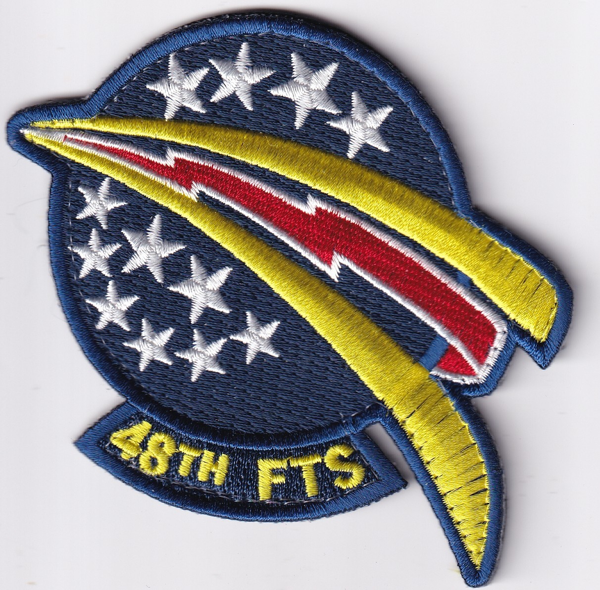 48th TFS Flying Training Squadron patch US Air Force USAF color hook and loop
