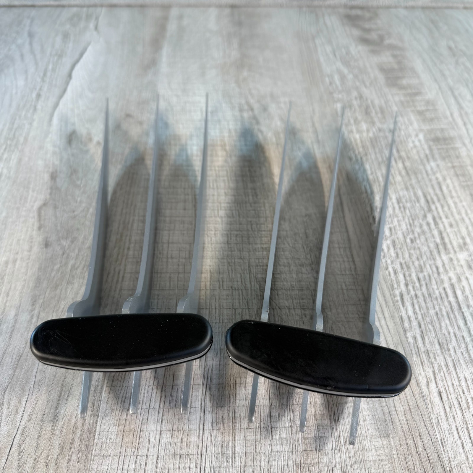 True Claw Stainless Steel Wolverine Claws X-Men Cosplay Prop Pair Marvel Logan
