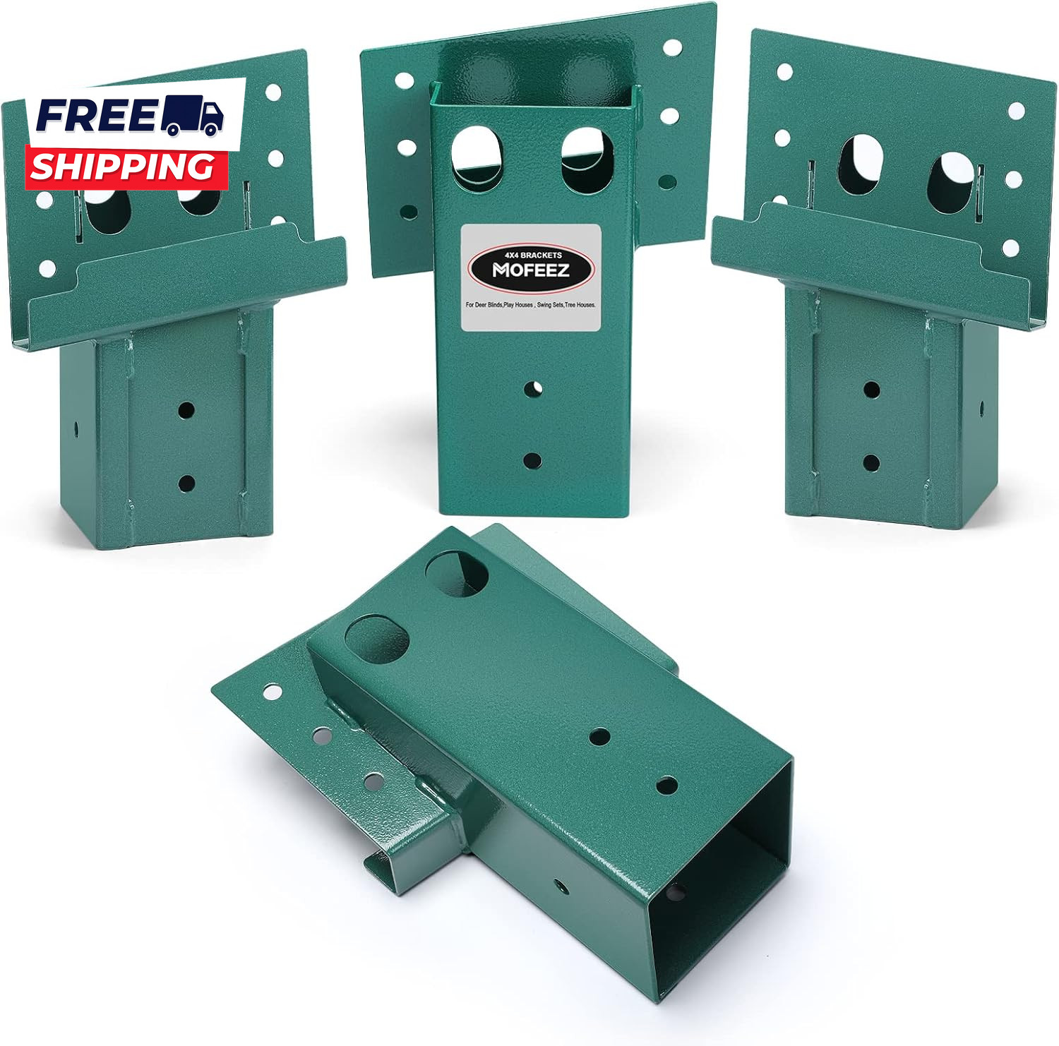 Outdoor 4X4 Compound Angle Brackets for Deer Stand Hunting Blinds Shooting Shack