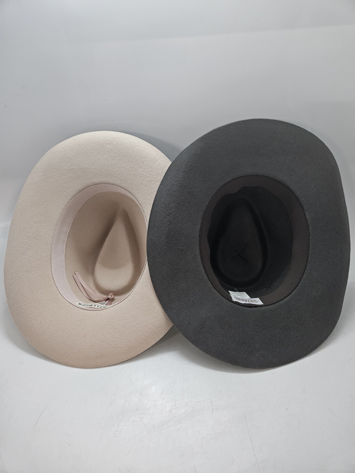 Lot of 2 Shyanne Women's Felt Western Feathered & Wool Fashion Hats, Size 7