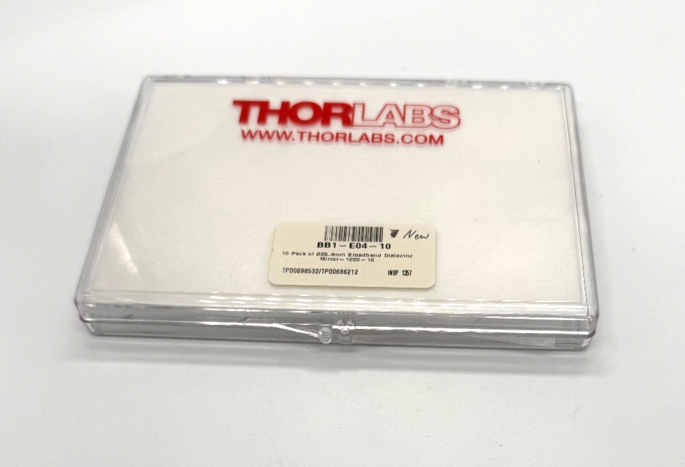New Thorlabs BB1-E04-10 Ø1" Broadband Dielectric Mirror, 1280 - 1600 nm, 10 Pack
