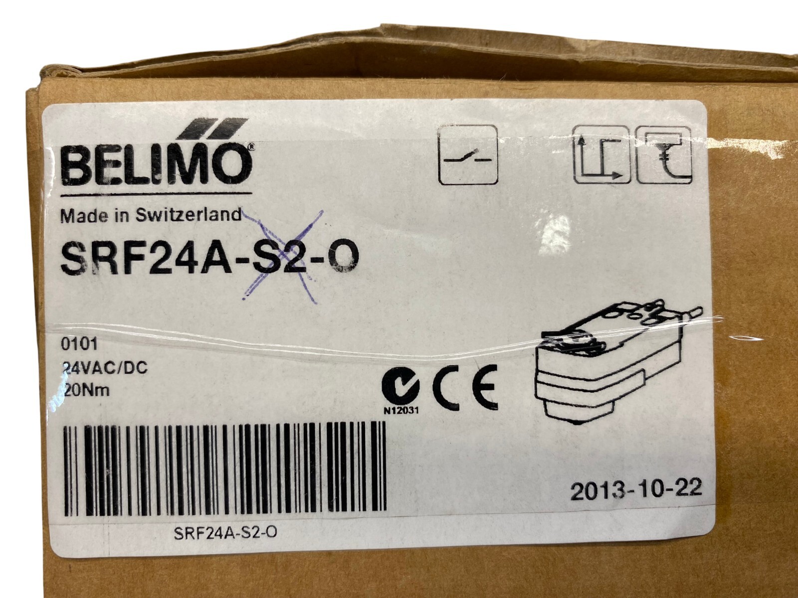 Belimo SRF24A-S2-O Flap Drive Flap Actuator Drive 49281