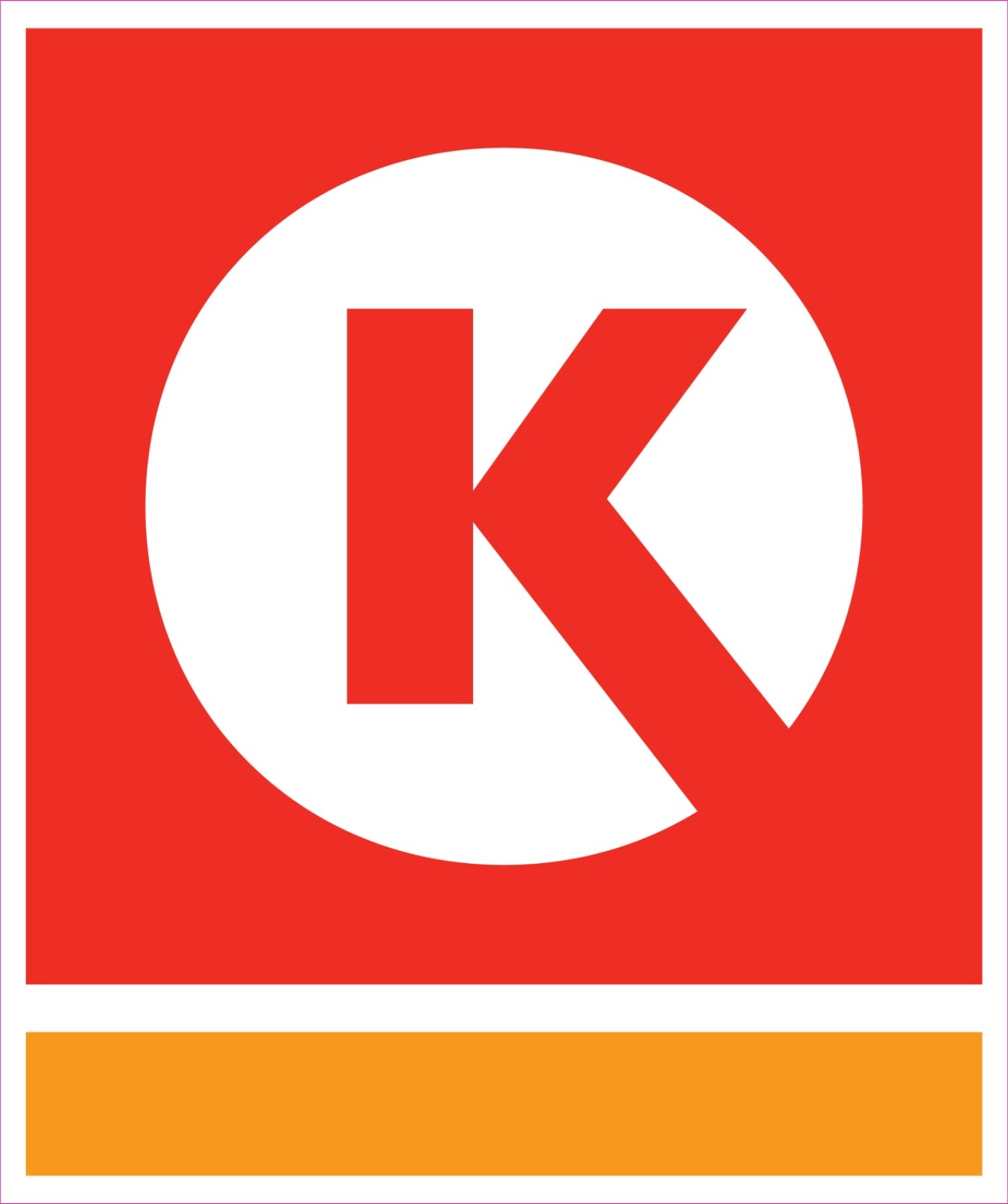 Circle K Orange and Red Logo Vinyl Bumper Sticker Window Decal Multiple Sizes
