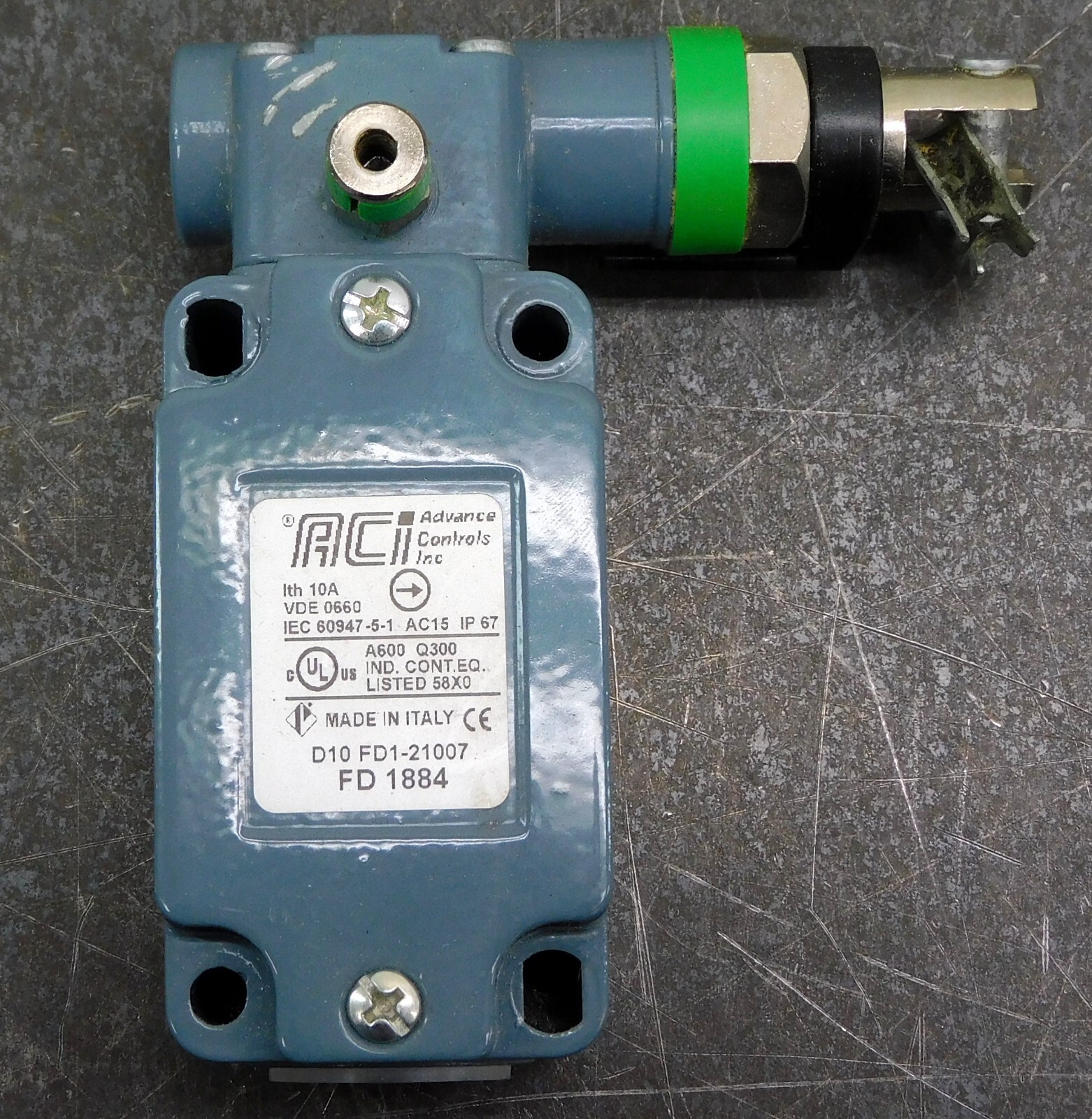 Advance Controls FD 1884 Select Safety Switch 10 A 600V AC