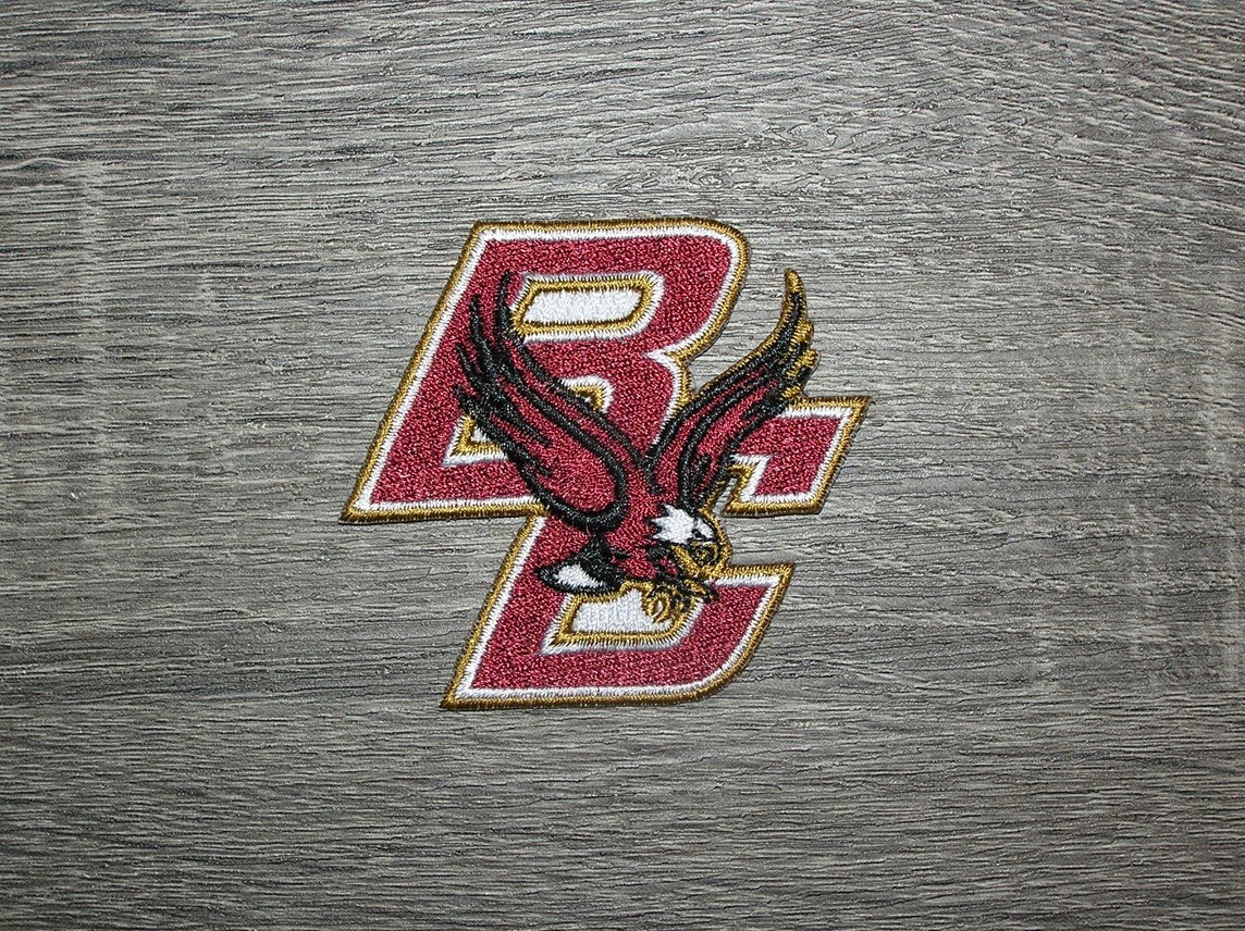 Boston College Eagles University Embroidered Iron On Patch 2.75" x 2.5"