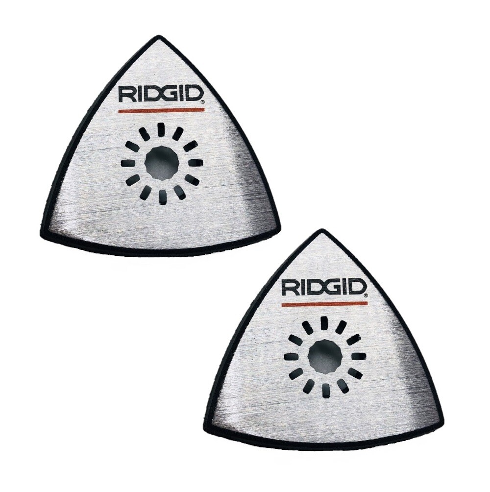 (2) Ridgid JobMax Multi-Tool Head Replacement Detail Sanding Backing Pad
