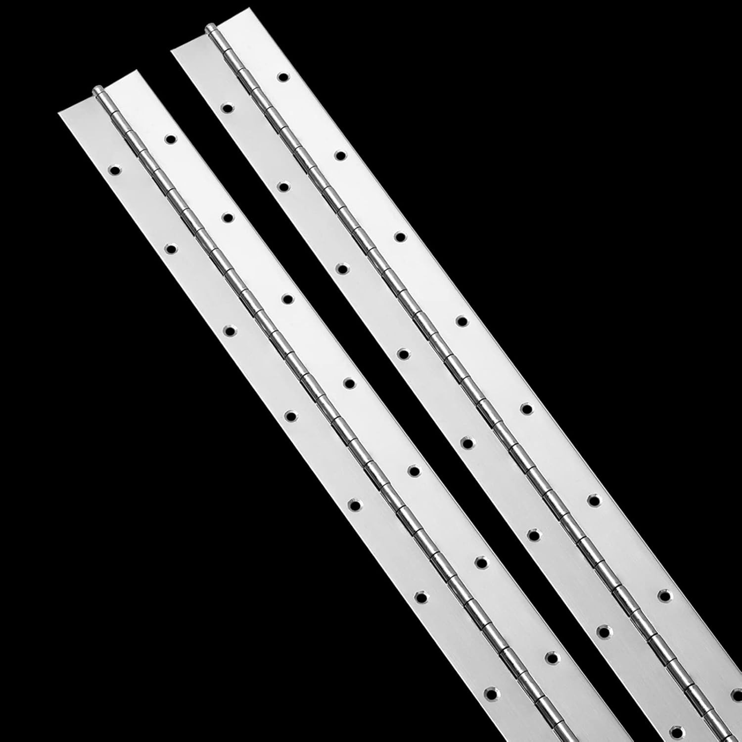 20Inch Continuous & Piano Hinges, 2PCS Heavy Duty Stainless Steel Piano Hinge, S