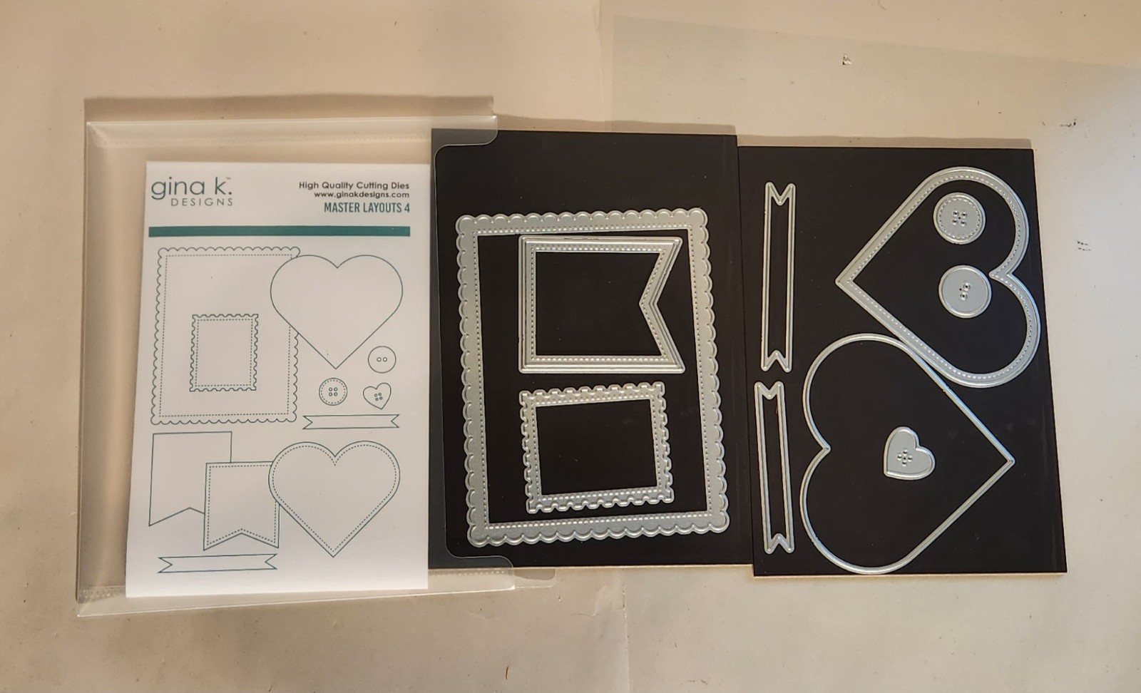 Gina K Designs Master Layout 4 Die Set