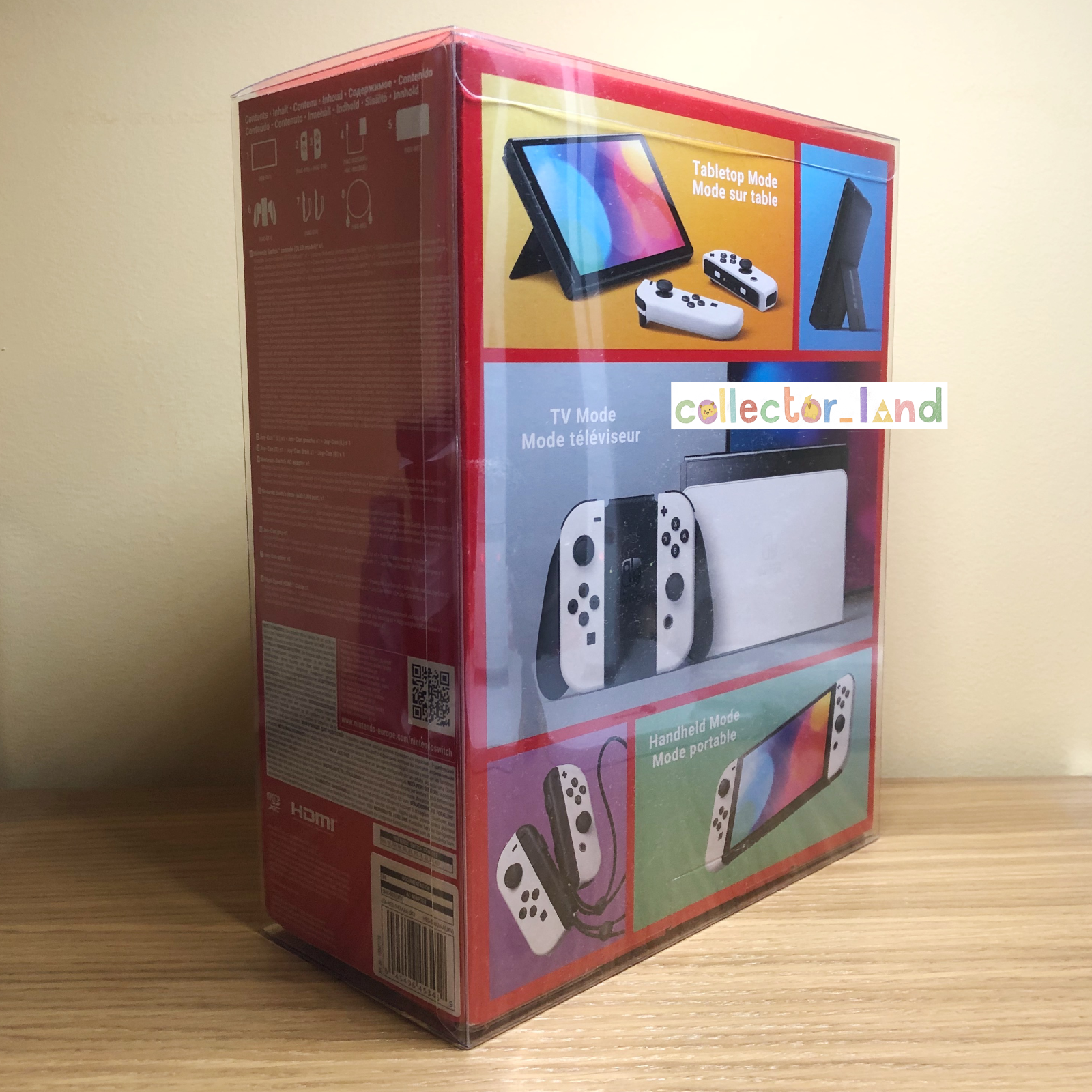 BOX PROTECTOR New Nintendo Switch OLED Console STRONG 0.5mm PLASTIC DISPLAY CASE