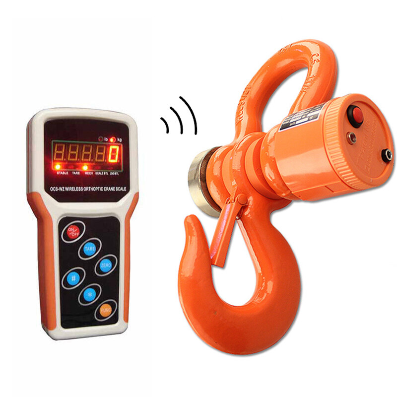 3T/5T/10T/15T Wireless Electronic Digital Hanging Crane Scale w/ Handheld Meter