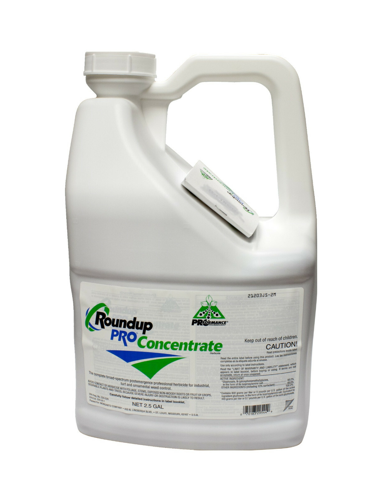Roundup Pro Concentrate 2.5 Gals Glyphosate 50.2% Herbicide Weed & Brush Killer