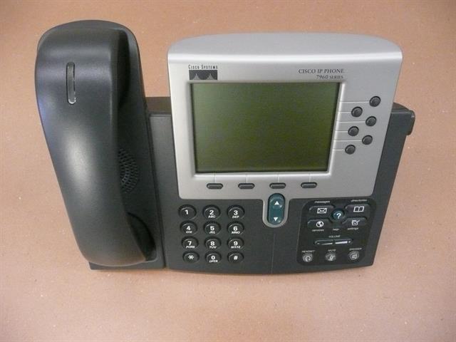 Cisco CP-7960G 6 Line VoIP Telephone with SCCP Firmware