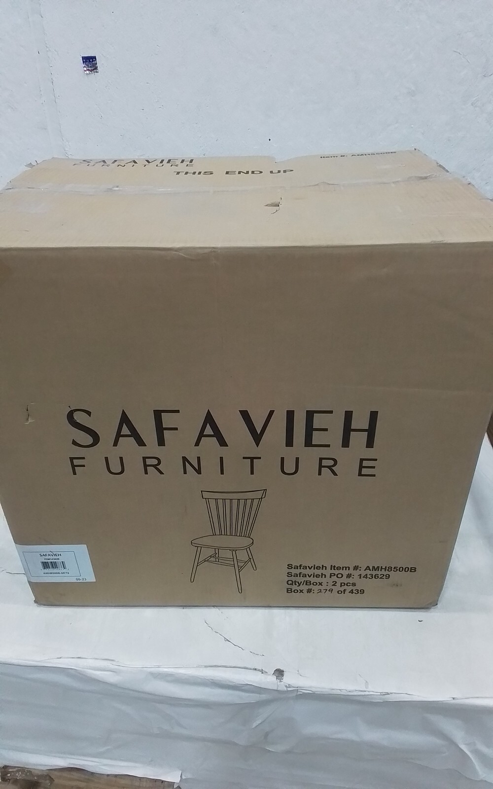 Safavieh PARKER SPINDEL SIDE CHAIR, Reduced Price 2172750761 AMH8500B