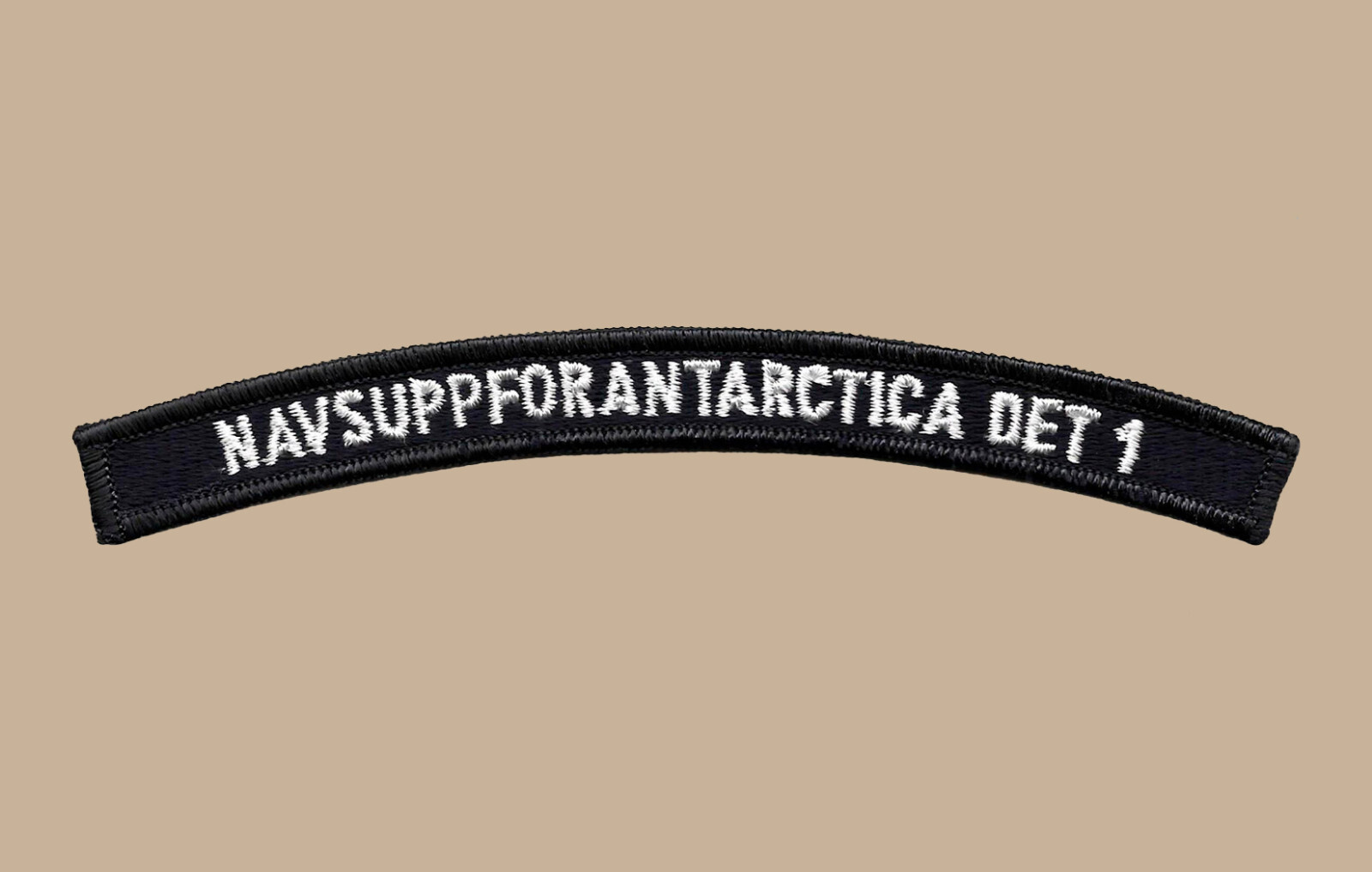 US Naval Support Forces Antarctica Det 1 NAVSUPPFORANTARC UIM Rocker Tab