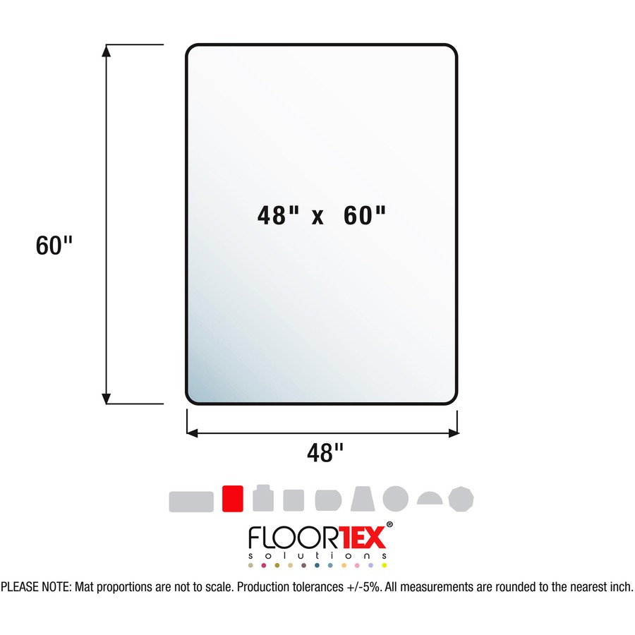 Cleartex Advantagemat Floor Chair Mat (fc124860hebv)