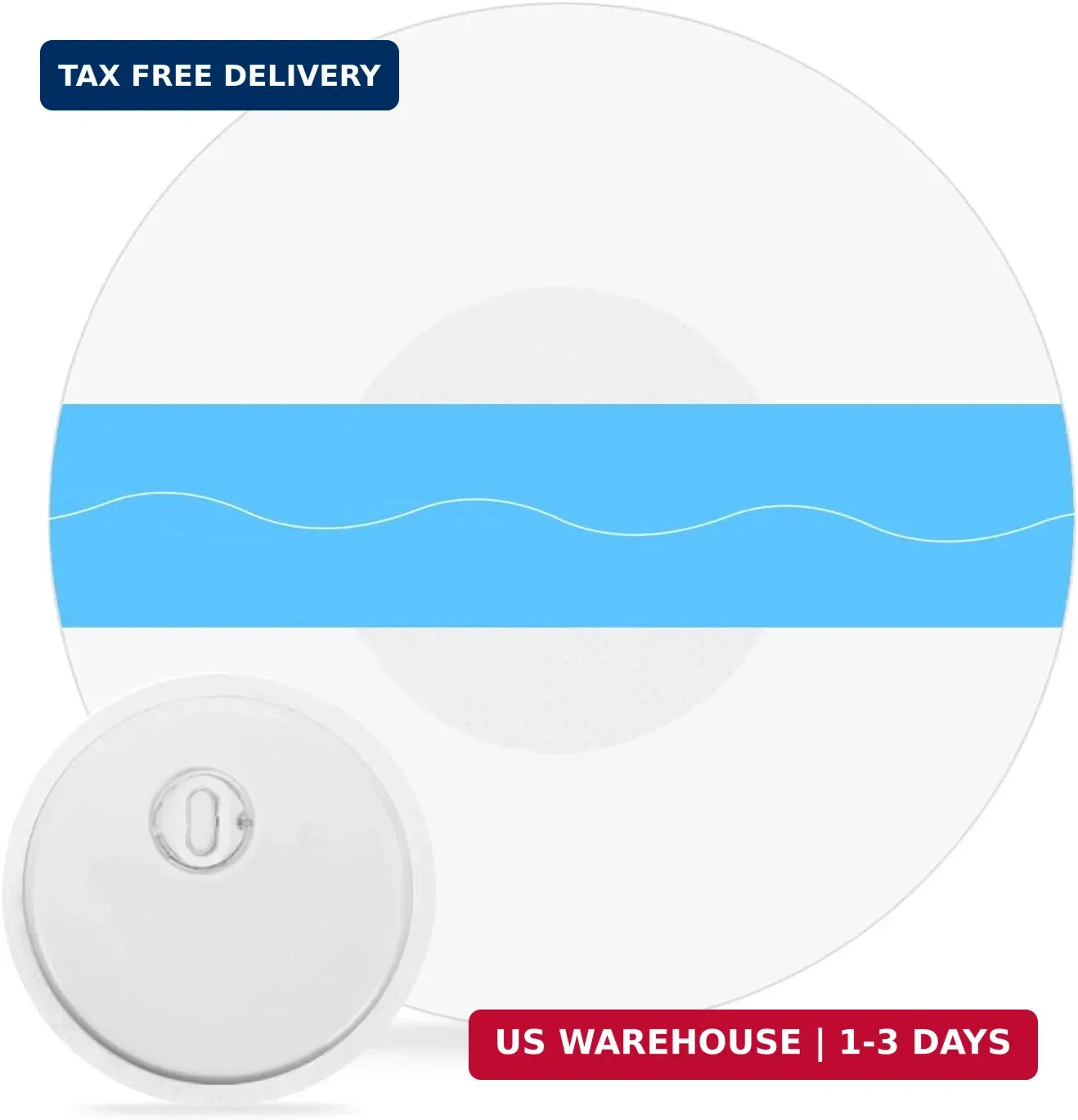 Libre 3 Plus Sensor Covers 100Pack Waterproof CGM Patch Clear 15Day