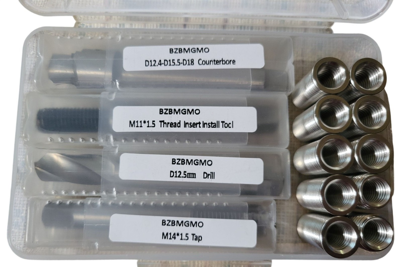 *NEW* BZBMGMO M11 1.5-28.2 Spark Plug Thread Repair Kit
