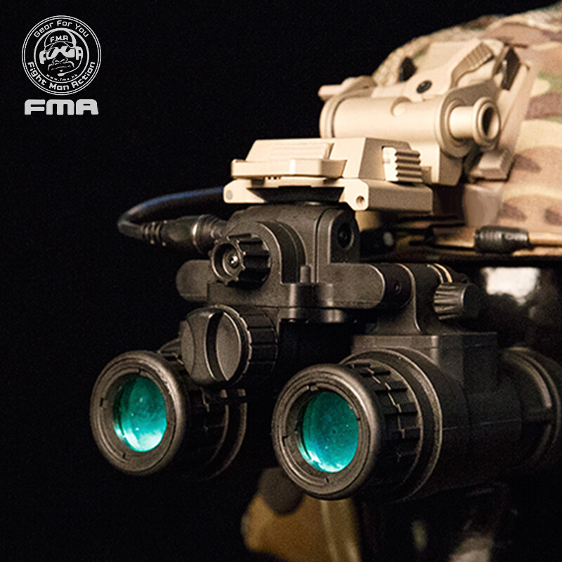FMA Tactical Night Vision NVG PVS31 Dummy With Light Function Binocular Helmet