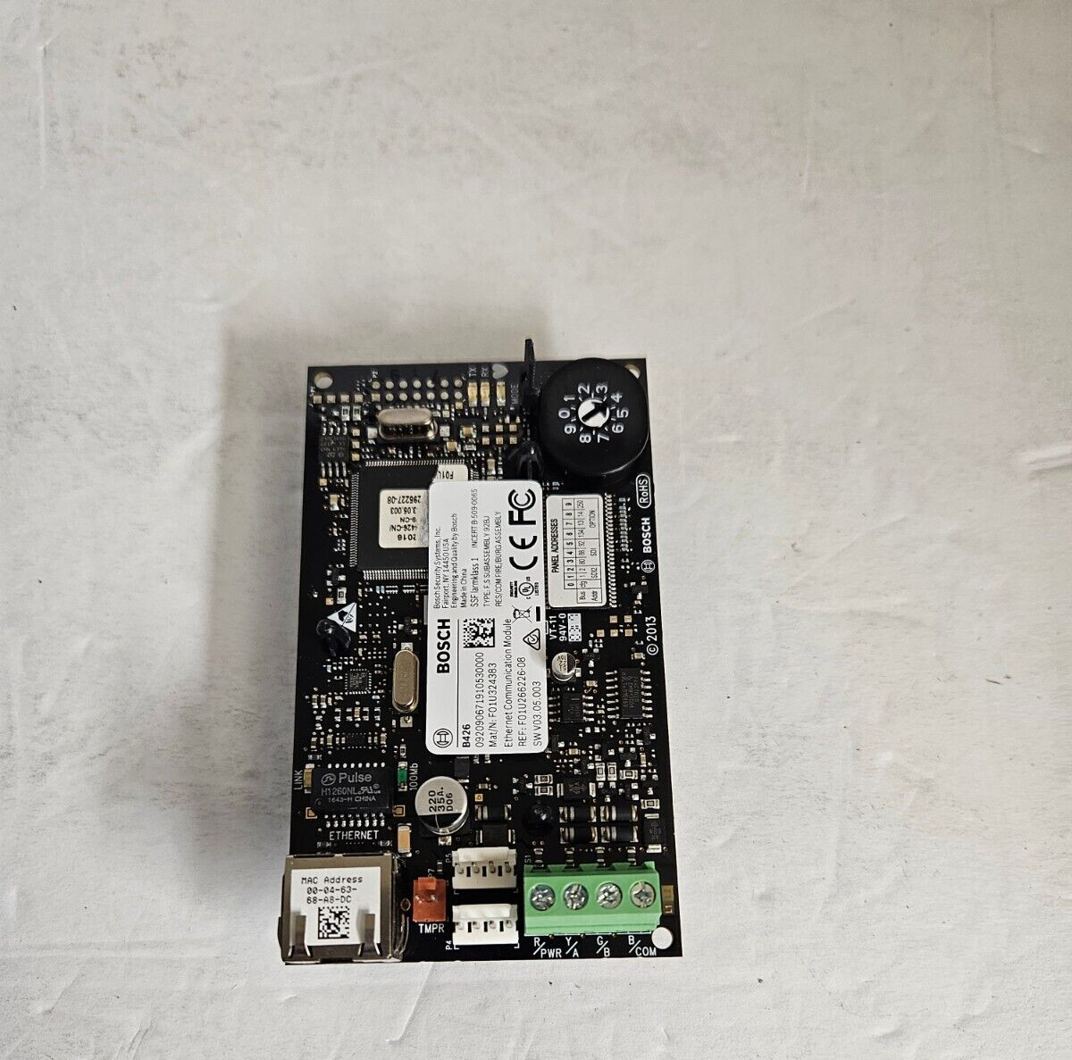 Bosch B426 Ethernet Communication Module for Control Panels NEW (Open Box)