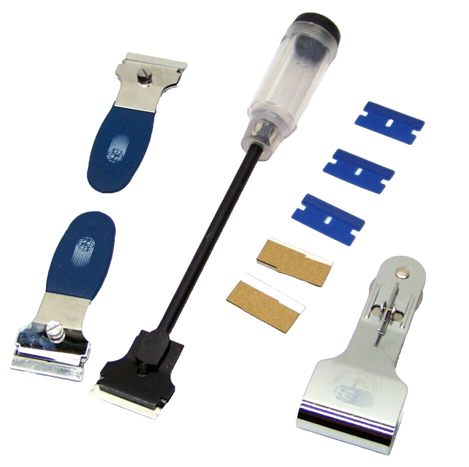 4 pcs Scraper Tool Set Scraper Extended Scraper Folding Scraper Detail Work Mini