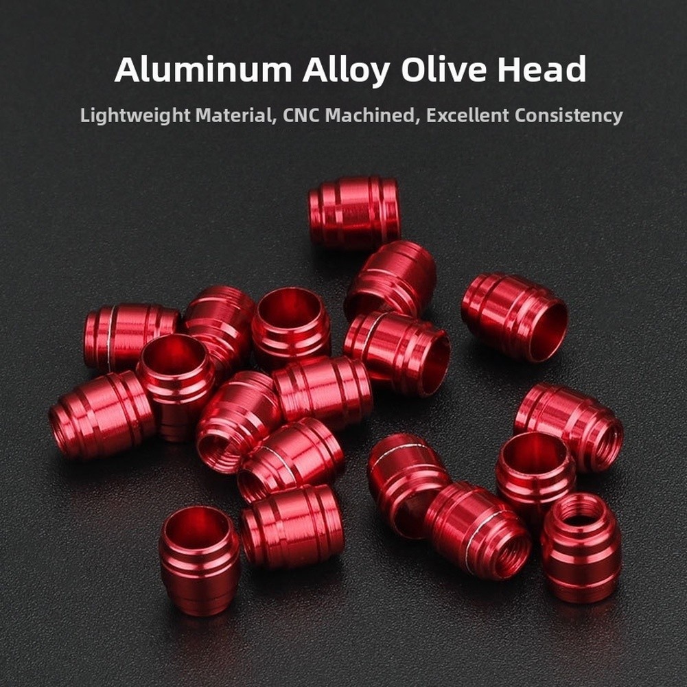 For SRAM Series Olive Needle Kit Stainless Steel Aluminum Red Anodized