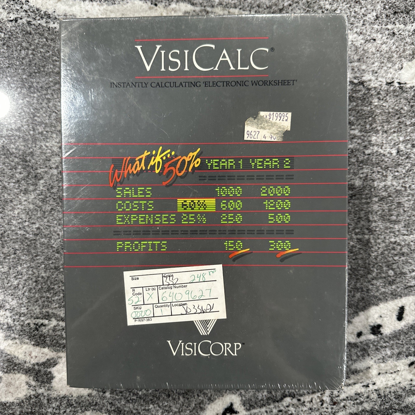 SEALED VisiCalc by Visicorp for Atari 800