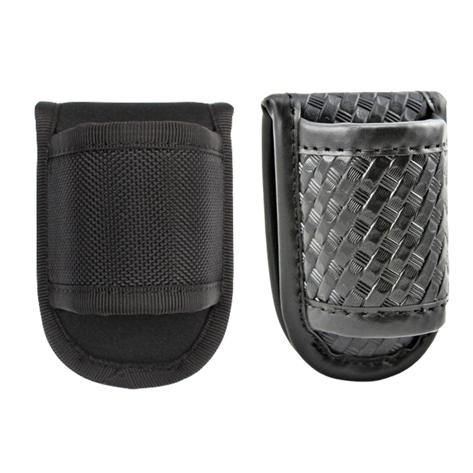 Portable Flashlight Belt Holster D Shape Open Design Nylon Flashlight Holder