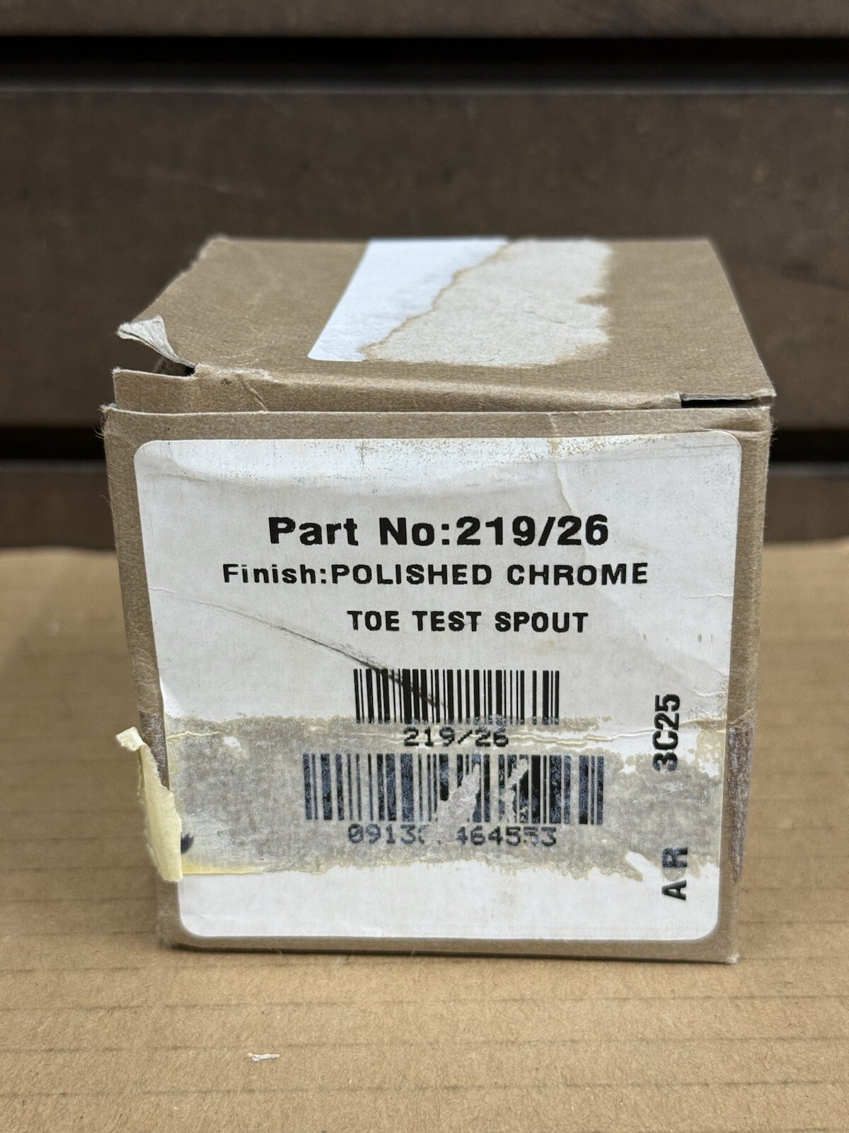 Brasstech 219 Toe Test Spout - Polished Chrome 219/26 - New