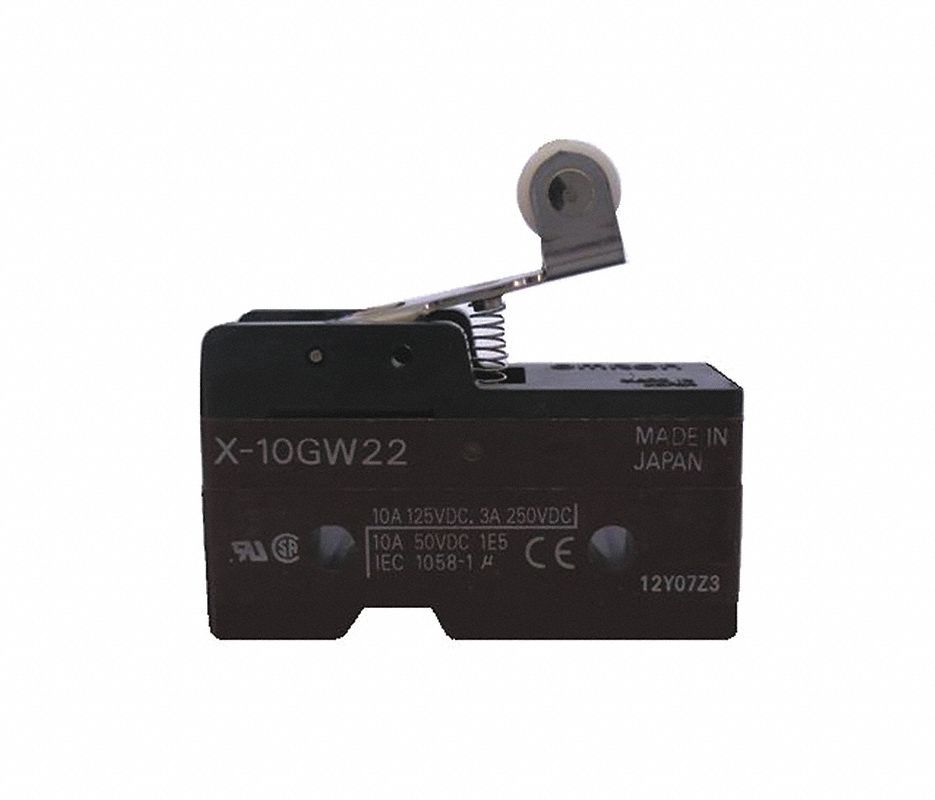 Genuine Omron 2KRT1 Hinge Roller, Lever, Short Industrial Snap Action Switch