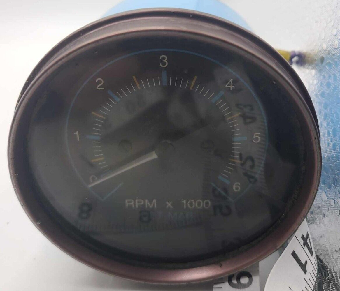 Vintage 1977 Det-Mar Boat Speedometer Gauge