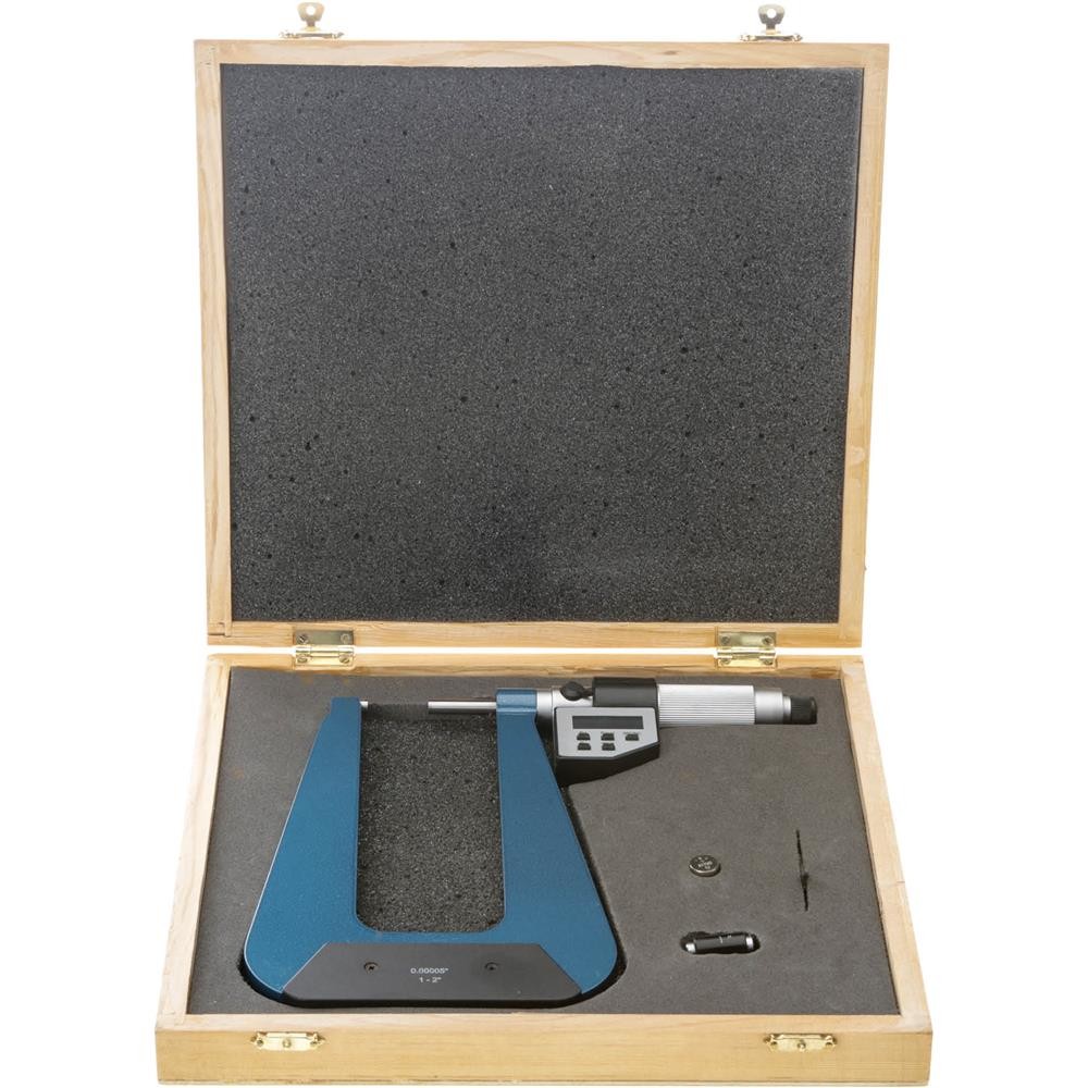 G9780 Digital Deep Throat Micrometer 1-2"