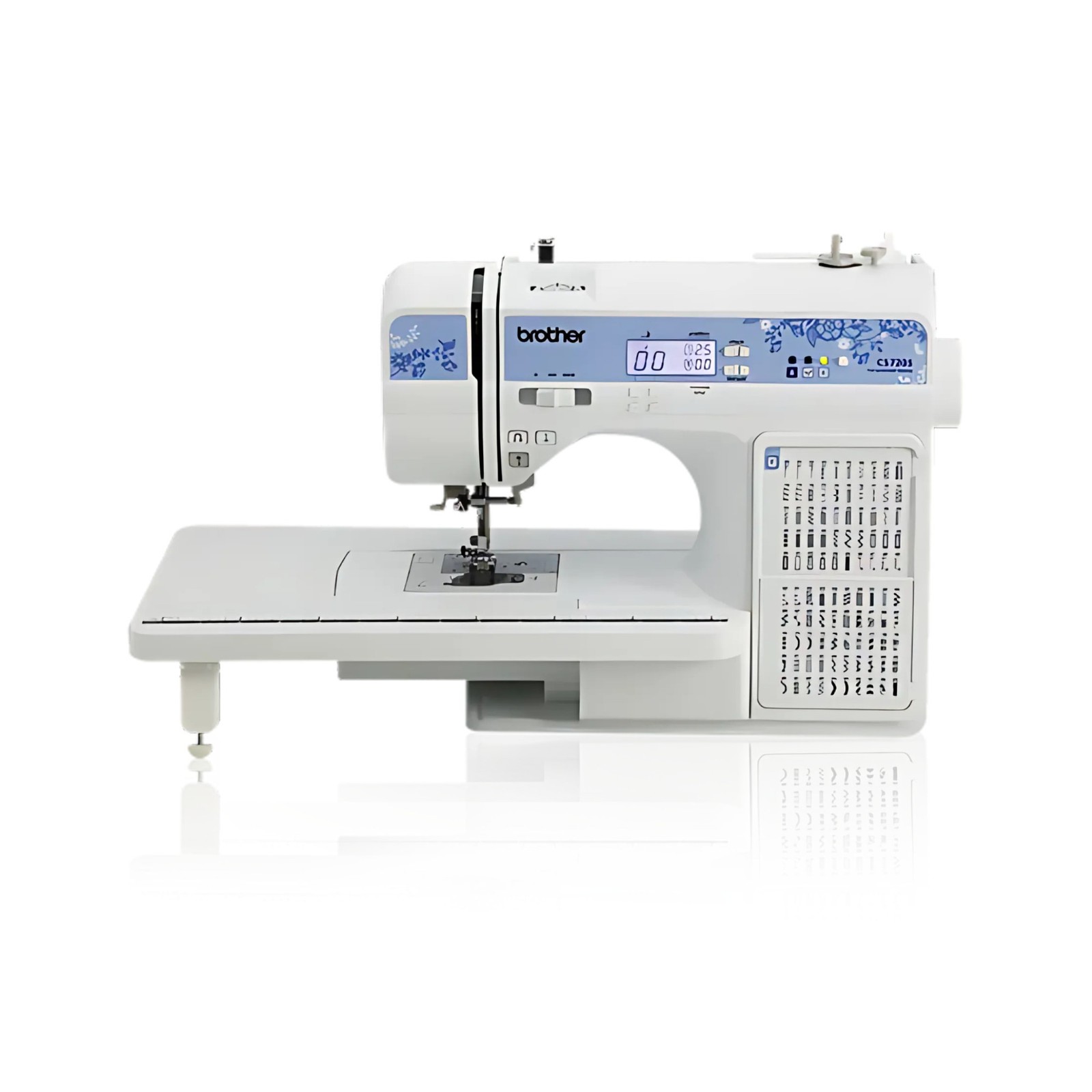 Brother Computerized Sewing Machine with 6-Piece Double Snap Spools Bundle
