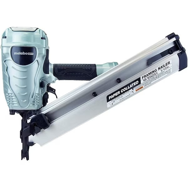HITACHI NR90AD(S1) Framing Nailer, 3/8 in Air Inlet, 50 to 74 Magazine, Nail Fas
