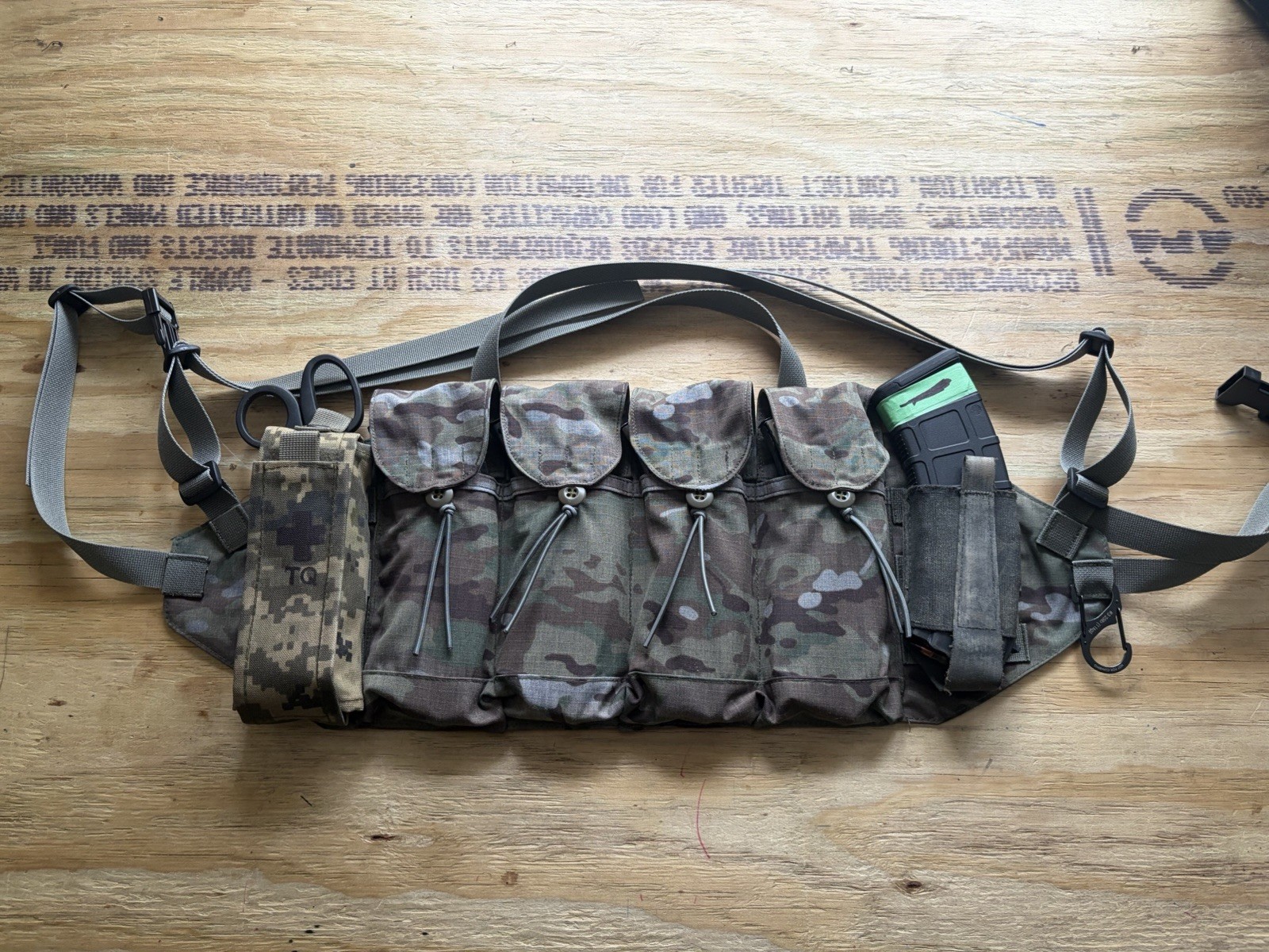 Multicam Night Modernized Chicom Chestrig Recce Rig Retro