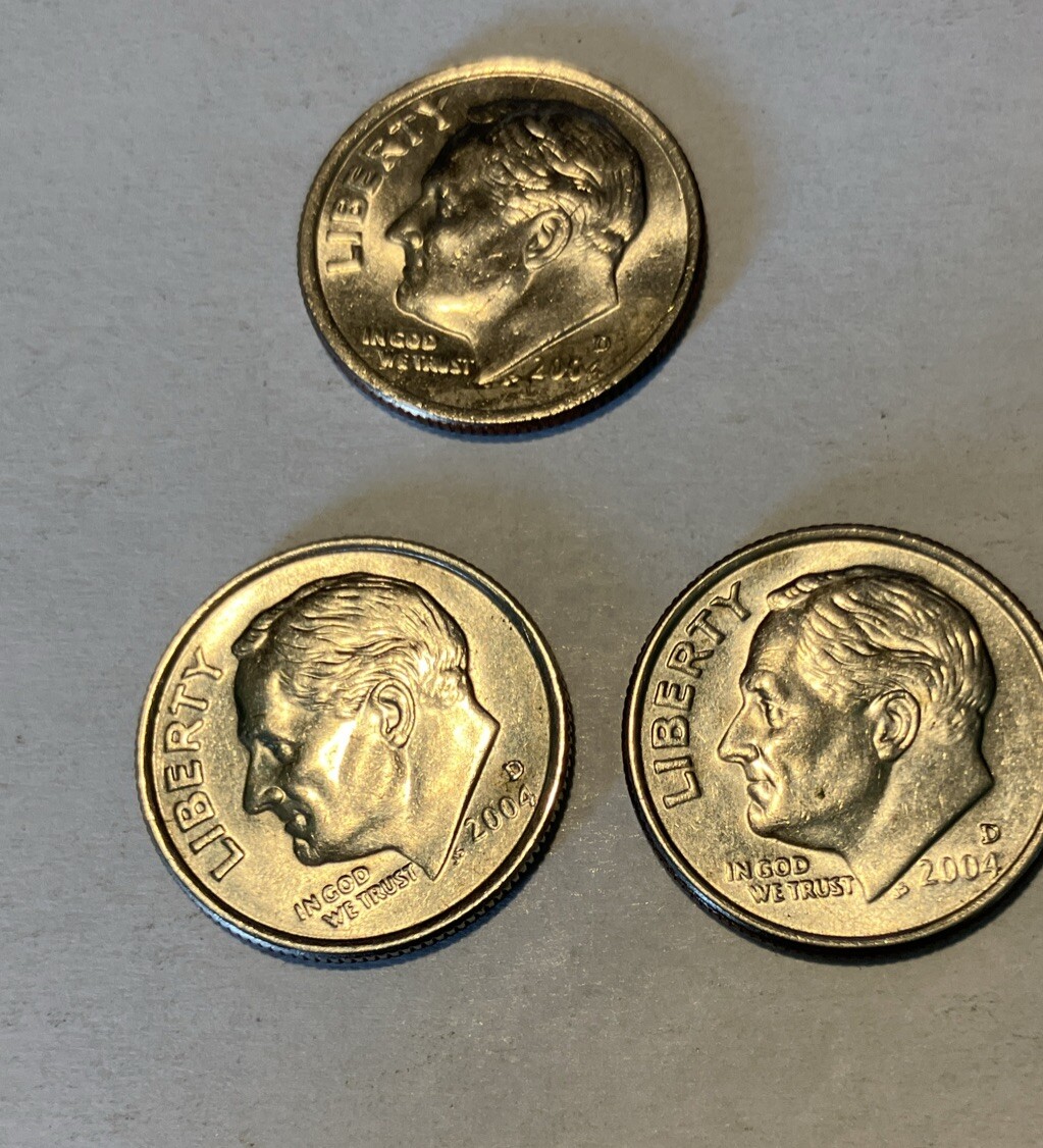 2004 D Roosevelt Dime