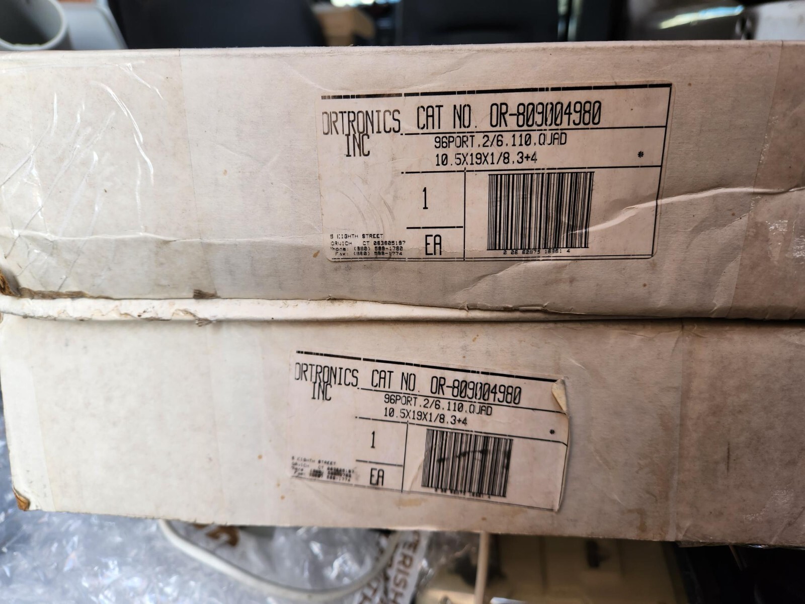 Ortronics 96 PORT 809004980 Communication Circuit Rackmount Panel