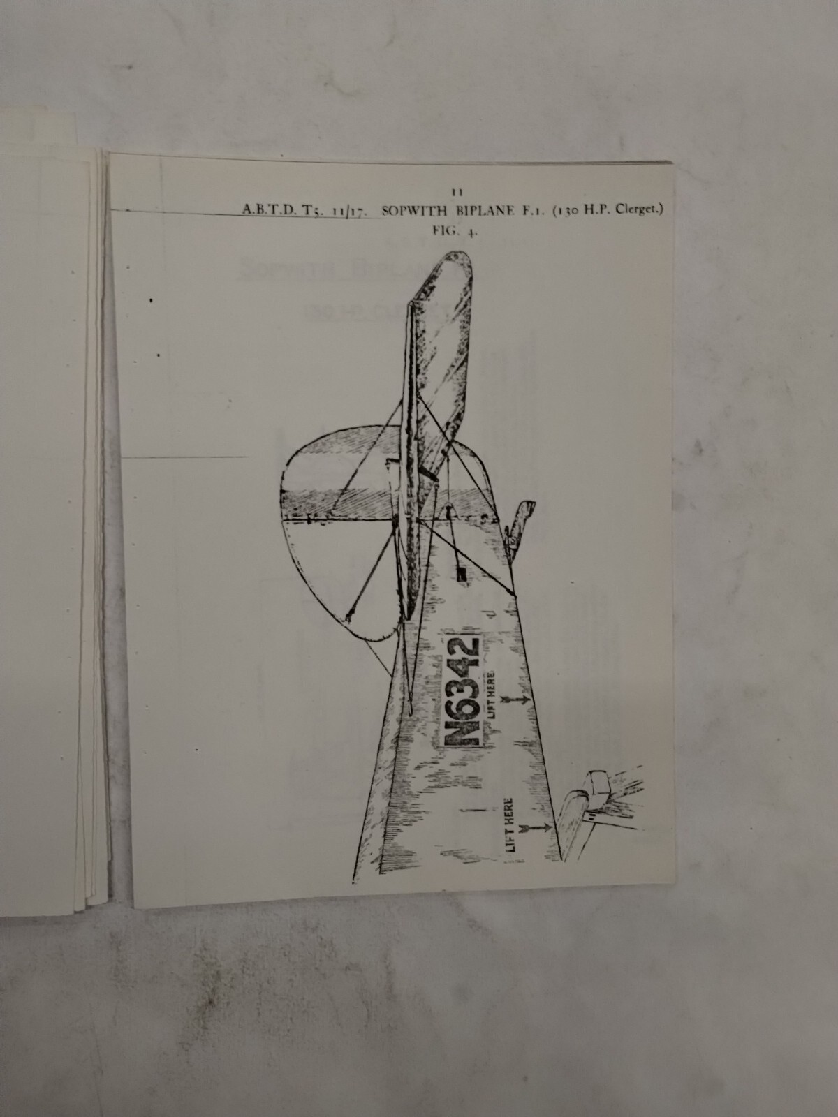 Sopwith Biplane F.I. (130 H.P. Clerget) Rigging Notes-Copy