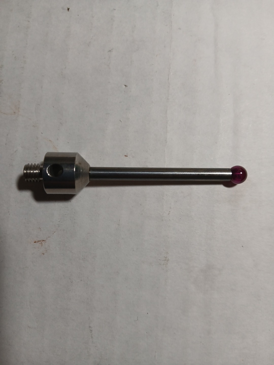 CMM TOUCH PROBE STYLUS M4 NON FLUSH RUBY TC TUNGSTEN CARBIDE STEM 3mm x 53.5mm