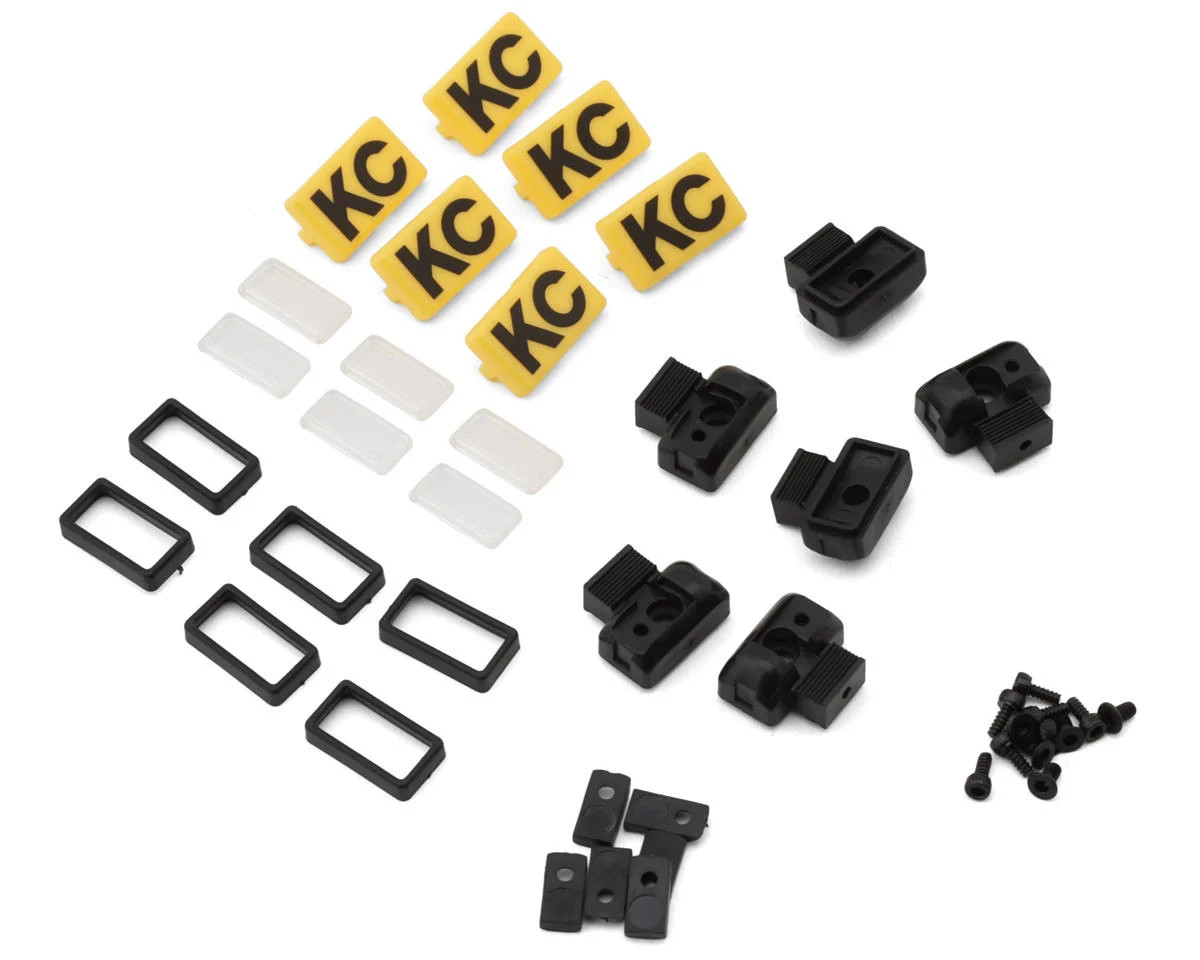 RC4WD KC HiLiTES Rectangle Light Bar Buckets Set w/Covers [RC4ZE0132]