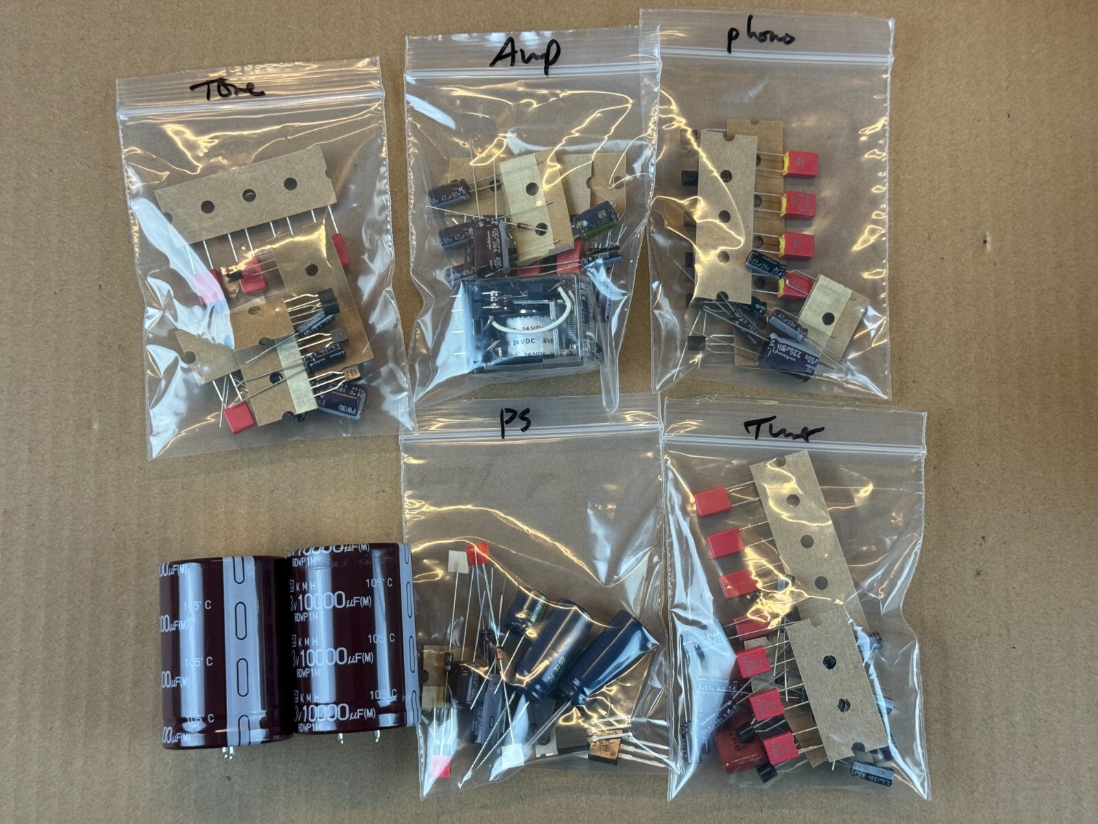 Marantz 2252 Complete Rebuild Kit High-Quality Receiver Recap Caps Transistors