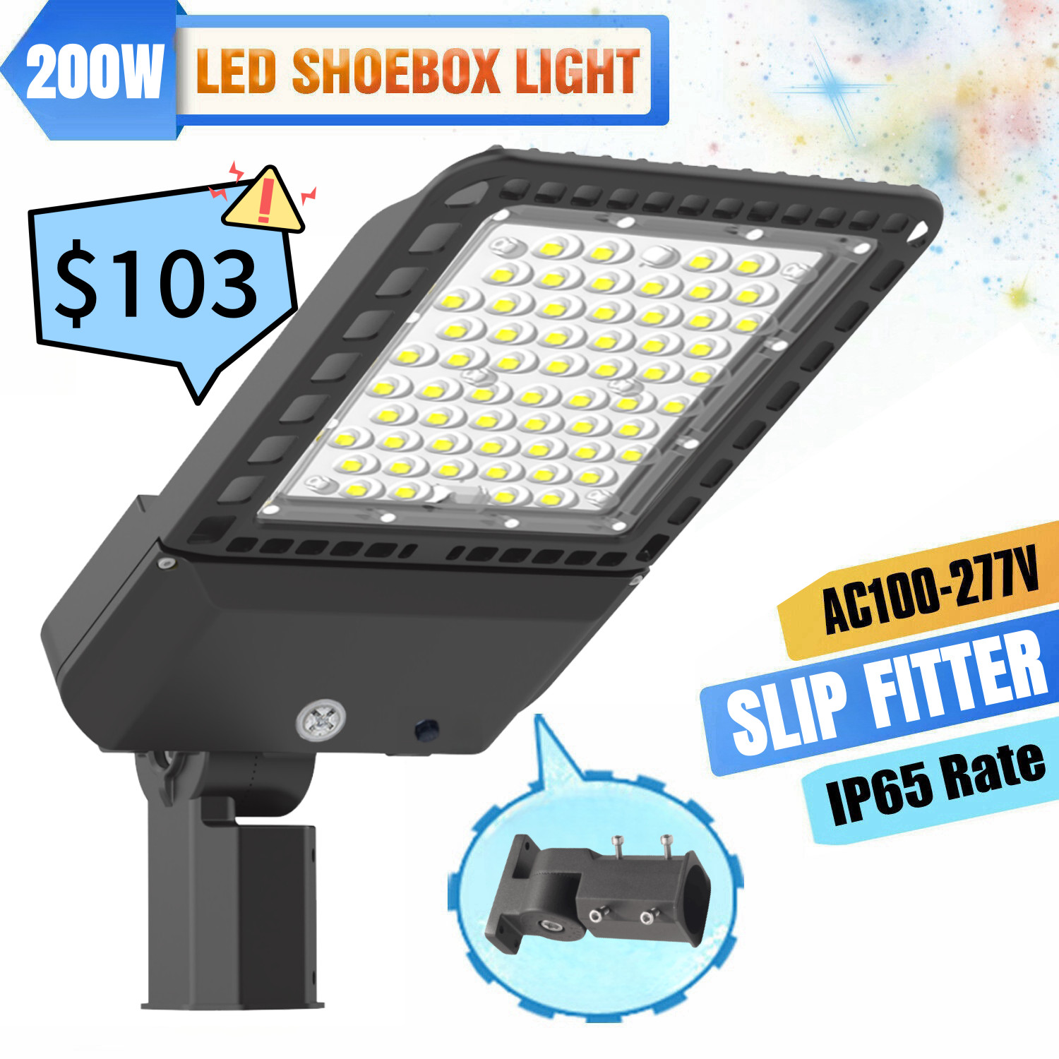 Led Shoebox Light Garden Lamp IP65 Led Outdoor Street Lights 200W Area lighting