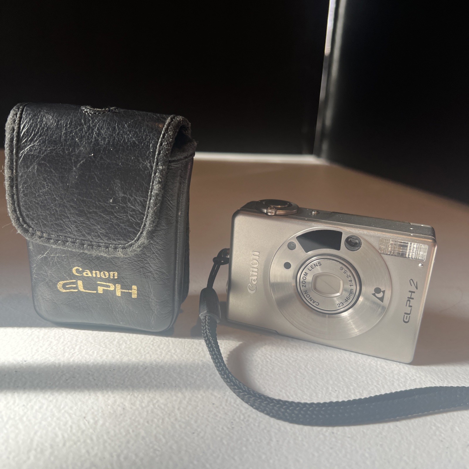 Canon Elph - point and shoot vintage silver camera
