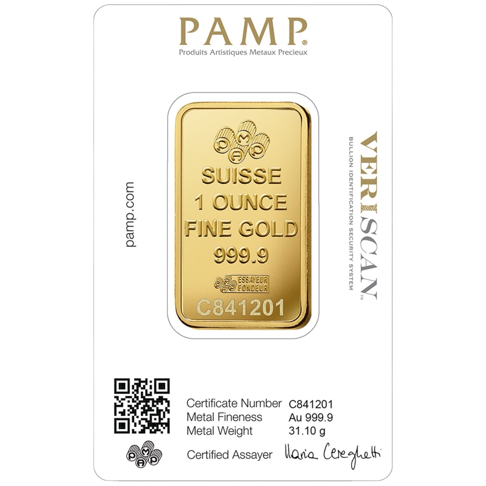 PAMP Suisse 1 Oz Gold Bullion Lady Fortuna 6" Vinyl Sticker Car Decal