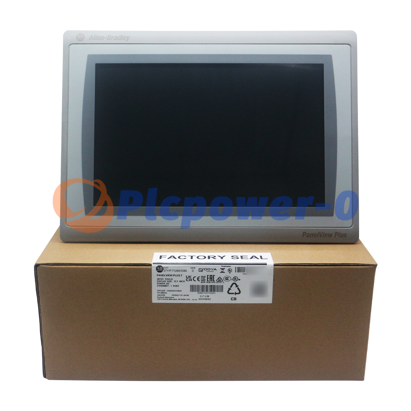 NEW AB 2711P-T12W21D8S PanelView Plus 7 Standard Terminal Touch Screen 12‘’ UPS