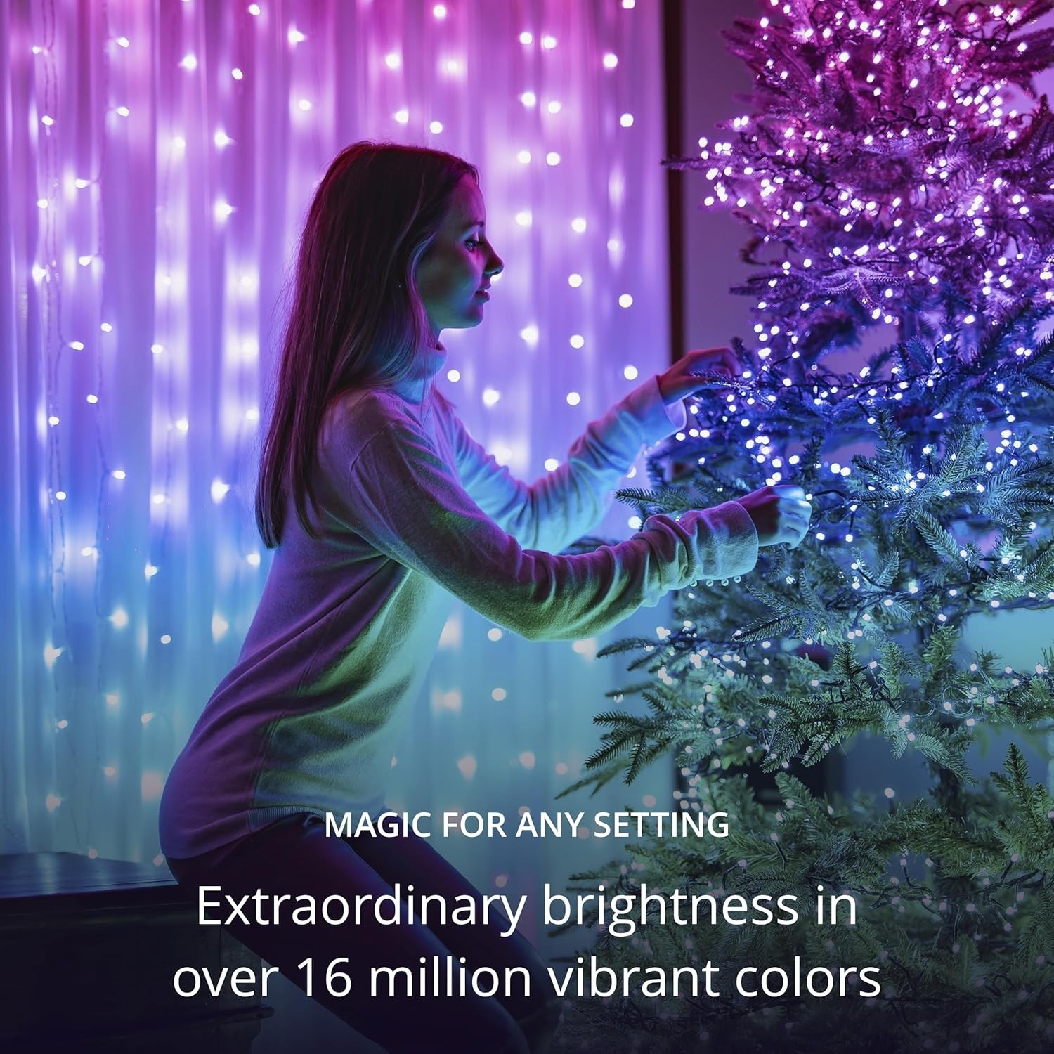 Twinkly Strings 600 LED RGB, LED Light String, Smart Multicolor LED Lights