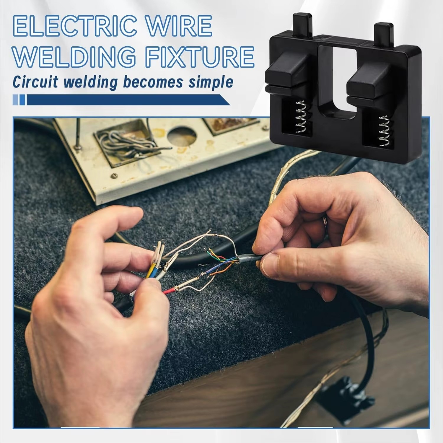 Adjustable Welding Wire Clamp Suction Bracket Soldering Table Holder Tool
