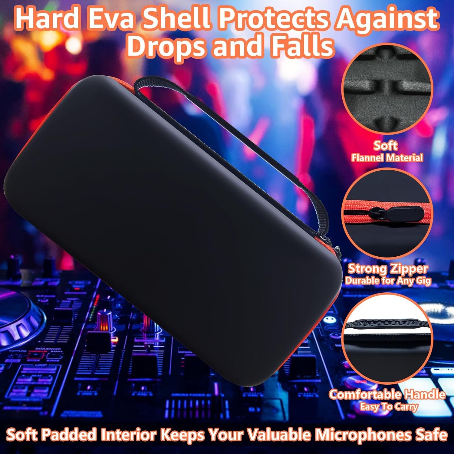 Wireless Microphone Case Compatible with JBL Wireless Two Microphone System